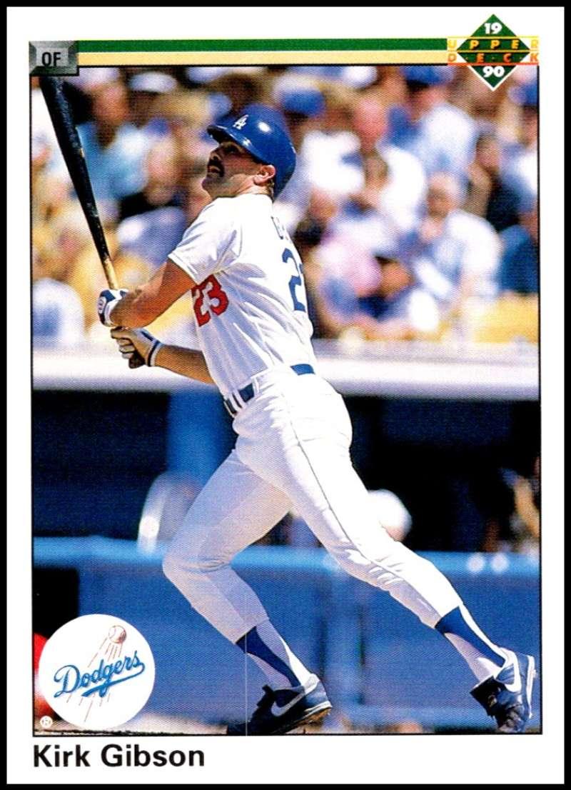 1990 Upper Deck #264 Kirk Gibson UER NM-MT Los Angeles Dodgers Baseball Card - TradingCardsMarketplace.com