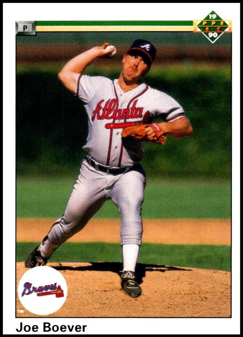 1990 Upper Deck #408 Joe Boever UER NM-MT Atlanta Braves Baseball Card - TradingCardsMarketplace.com