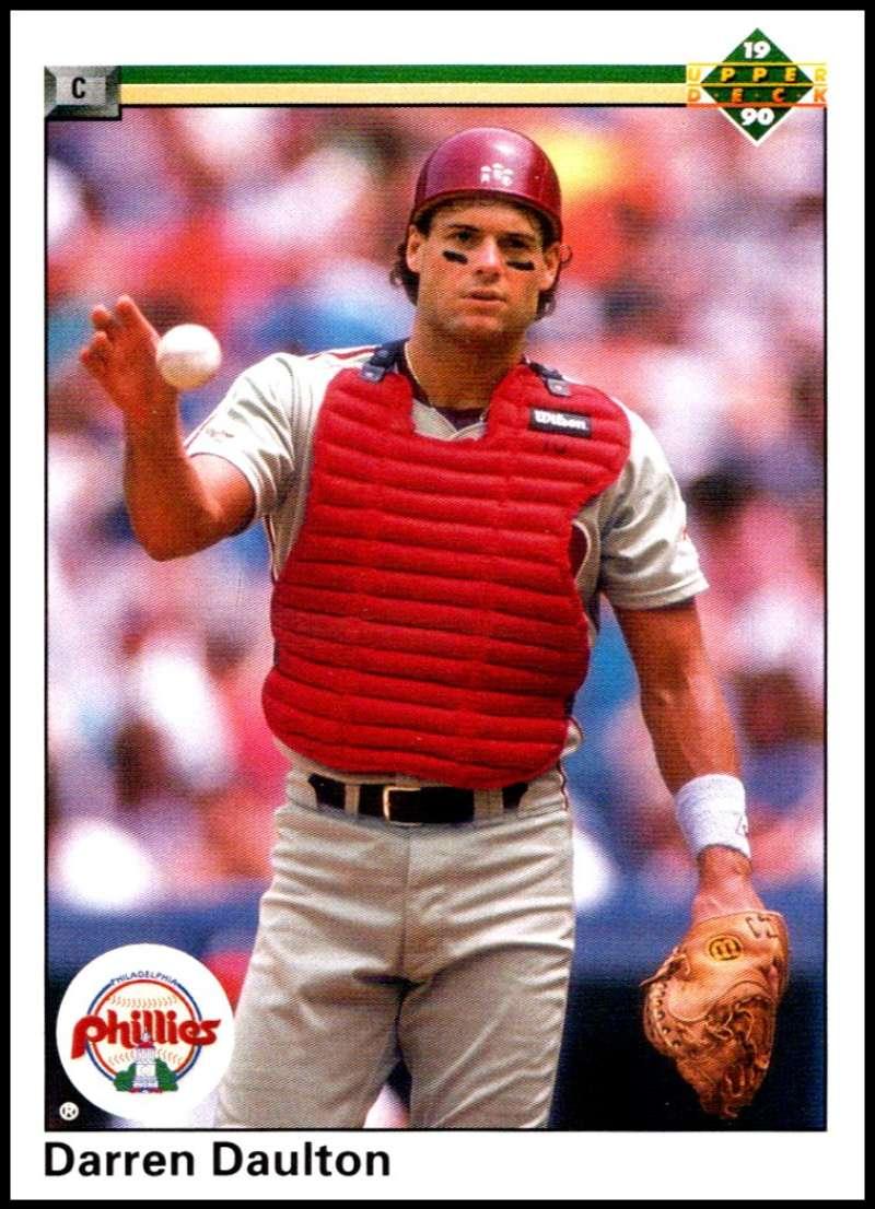 1990 Upper Deck #418 Darren Daulton NM-MT Philadelphia Phillies Baseball Card - TradingCardsMarketplace.com