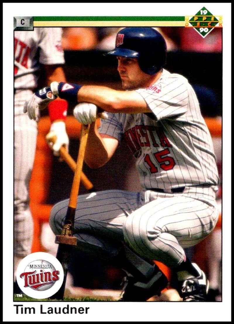 1990 Upper Deck #419 Tim Laudner NM-MT Minnesota Twins Baseball Card - TradingCardsMarketplace.com