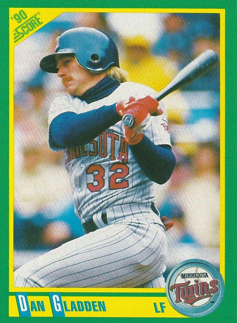 1990 Score #61 Dan Gladden NM-MT Minnesota Twins Baseball Card - TradingCardsMarketplace.com