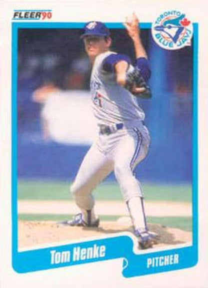 1990 Fleer #84 Tom Henke NM-MT Toronto Blue Jays Baseball Card - TradingCardsMarketplace.com