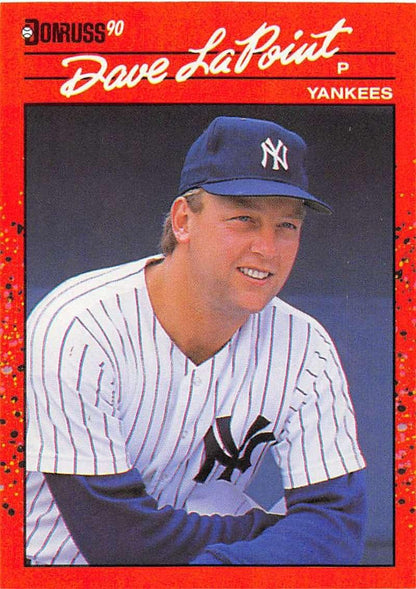 1990 Donruss #72 Dave LaPoint VG-EX New York Yankees Baseball Card - TradingCardsMarketplace.com