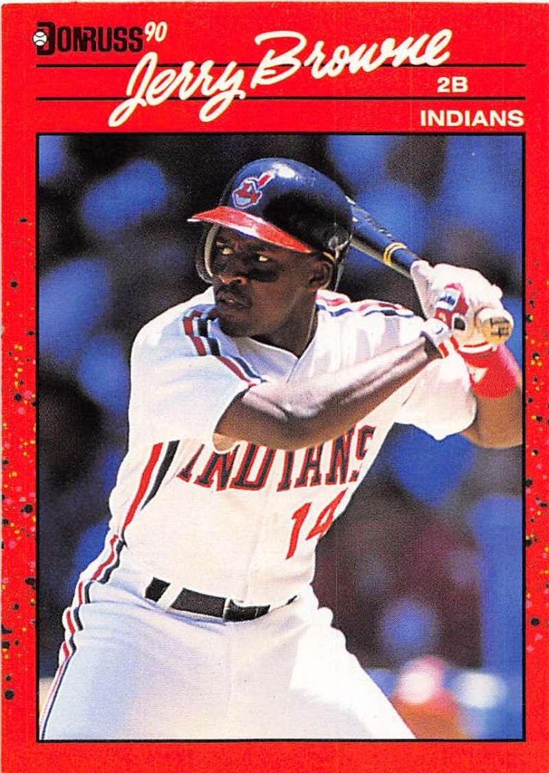 1990 Donruss #138 Jerry Browne VG-EX Cleveland Indians Baseball Card - TradingCardsMarketplace.com