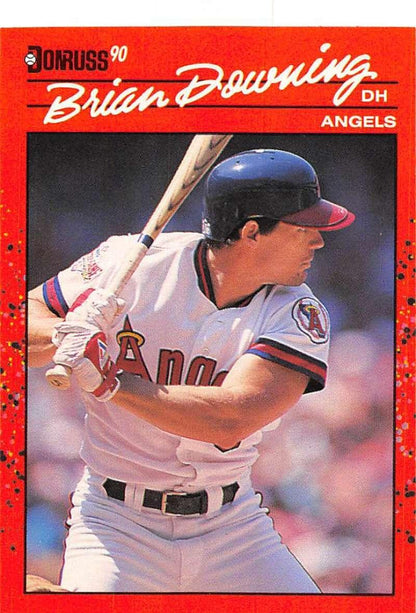 1990 Donruss #352 Brian Downing VG-EX California Angels Baseball Card - TradingCardsMarketplace.com
