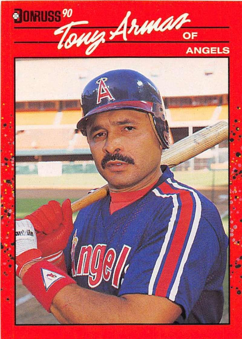 1990 Donruss #525 Tony Armas VG-EX California Angels Baseball Card - TradingCardsMarketplace.com