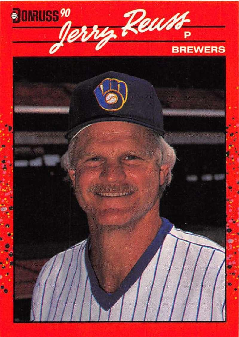 1990 Donruss #528 Jerry Reuss VG-EX Milwaukee Brewers Baseball Card - TradingCardsMarketplace.com