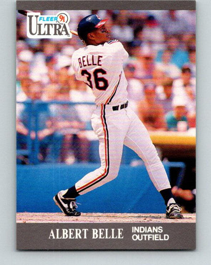 1991 Fleer Ultra #107 Albert Belle NM-MT Cleveland Indians Baseball Card - TradingCardsMarketplace.com