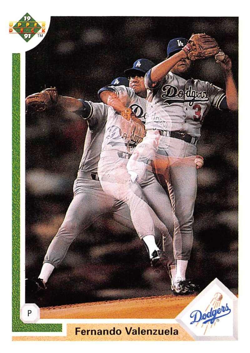 1991 Upper Deck #175 Fernando Valenzuela NM-MT Los Angeles Dodgers Baseball Card - TradingCardsMarketplace.com