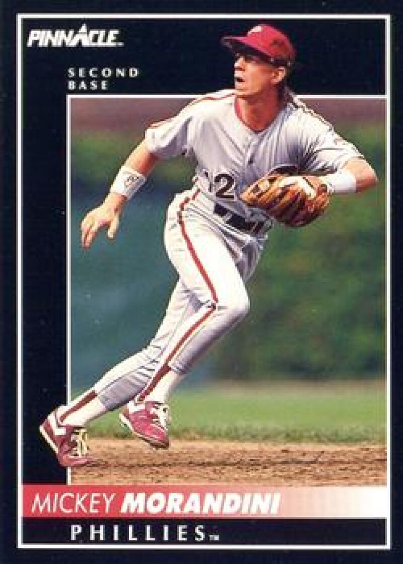 1992 Pinnacle #103 Mickey Morandini EX Philadelphia Phillies Baseball Card - TradingCardsMarketplace.com