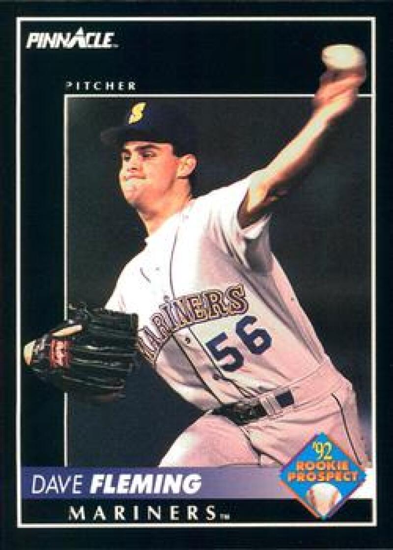 1992 Pinnacle #275 Dave Fleming EX Seattle Mariners Baseball Card - TradingCardsMarketplace.com