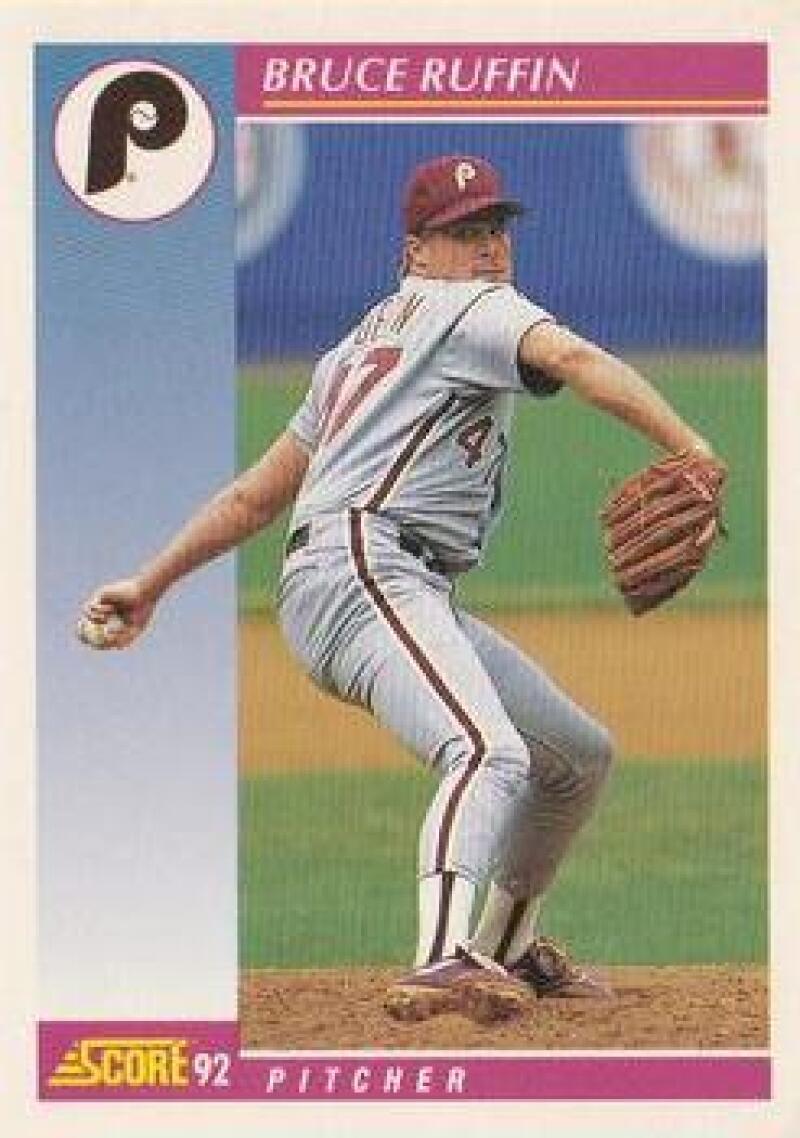 1992 Score #161 Bruce Ruffin NM-MT Philadelphia Phillies Baseball Card - TradingCardsMarketplace.com