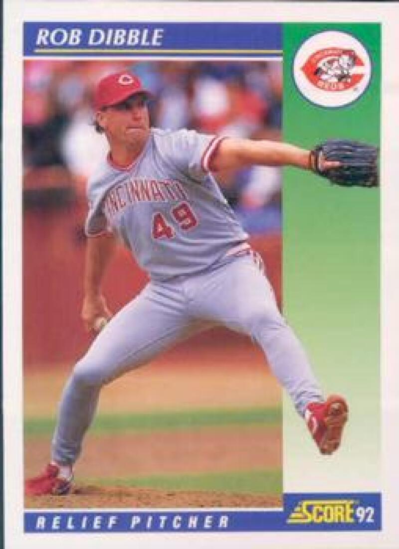 1992 Score #455 Rob Dibble NM-MT Cincinnati Reds Baseball Card - TradingCardsMarketplace.com