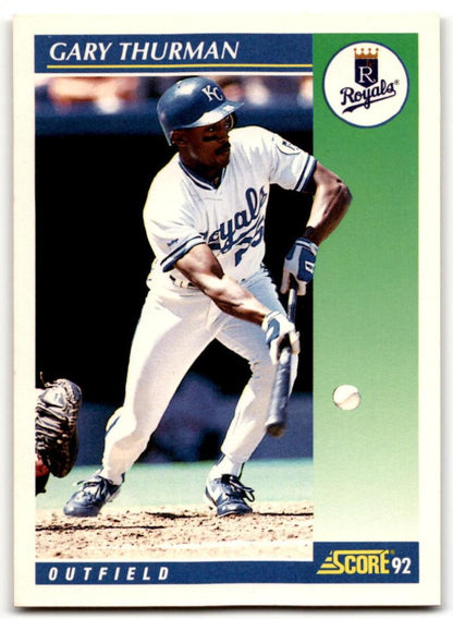1992 Score #512 Gary Thurman NM-MT Kansas City Royals Baseball Card - TradingCardsMarketplace.com