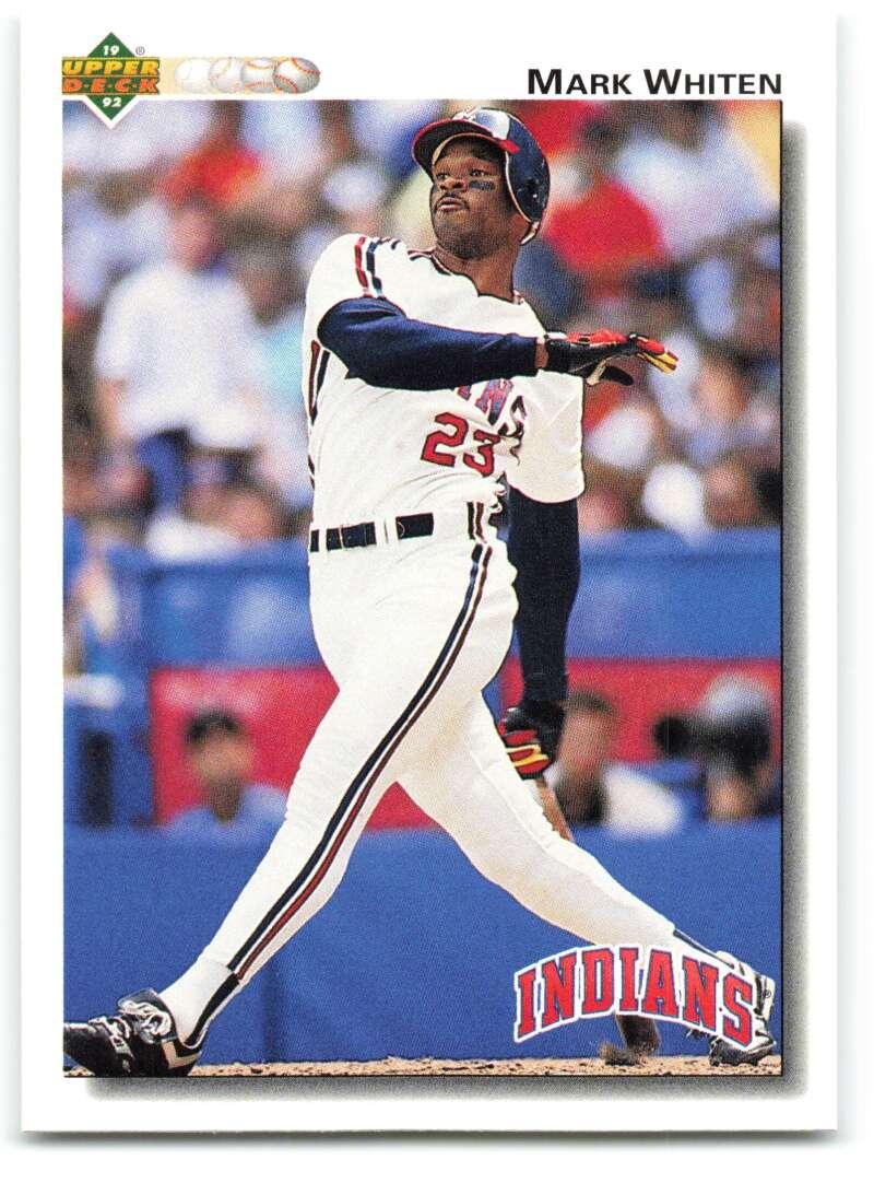 1992 Upper Deck #524 Mark Whiten NM-MT Cleveland Indians Baseball Card - TradingCardsMarketplace.com