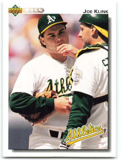 1992 Upper Deck #530 Joe Klink NM-MT Oakland Athletics Baseball Card - TradingCardsMarketplace.com