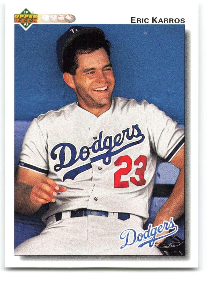 1992 Upper Deck #534 Eric Karros NM-MT Los Angeles Dodgers Baseball Card - TradingCardsMarketplace.com