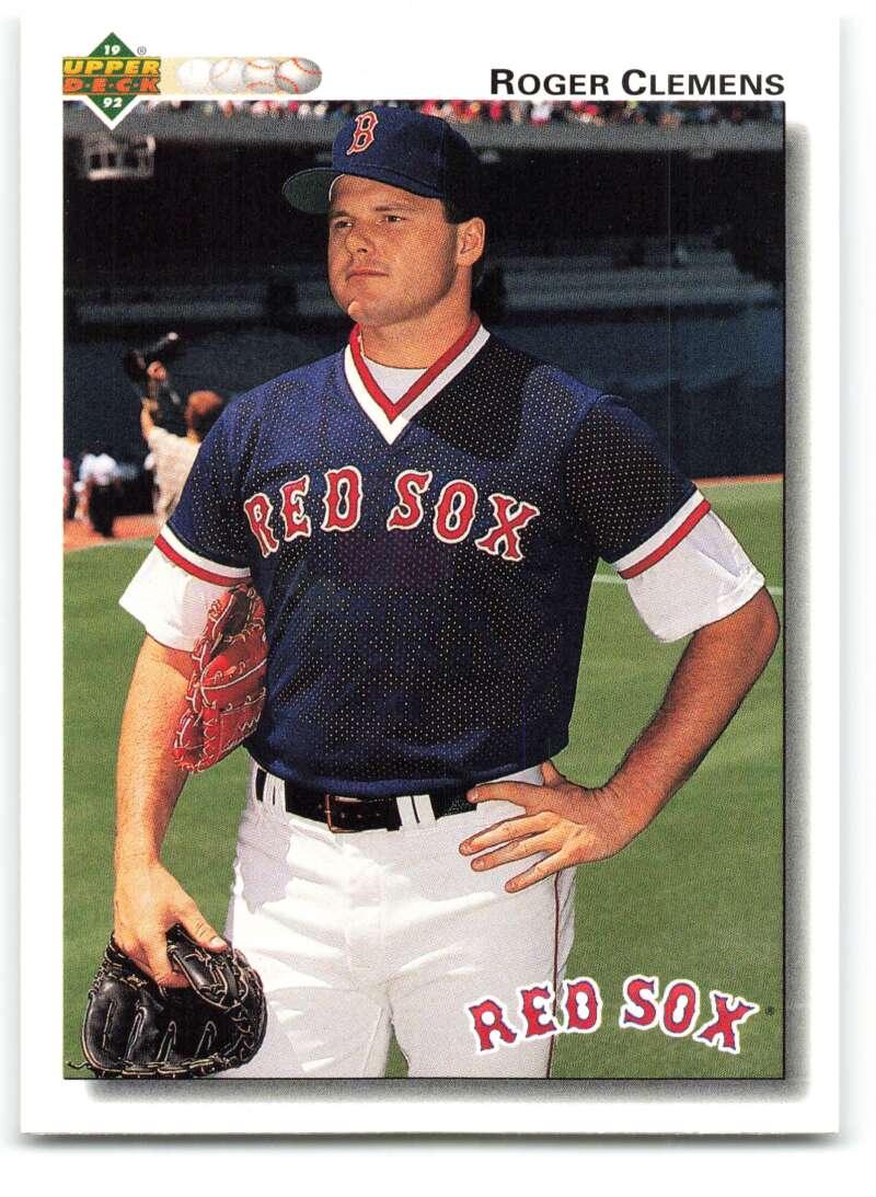 1992 Upper Deck #545 Roger Clemens NM-MT Boston Red Sox Baseball Card - TradingCardsMarketplace.com