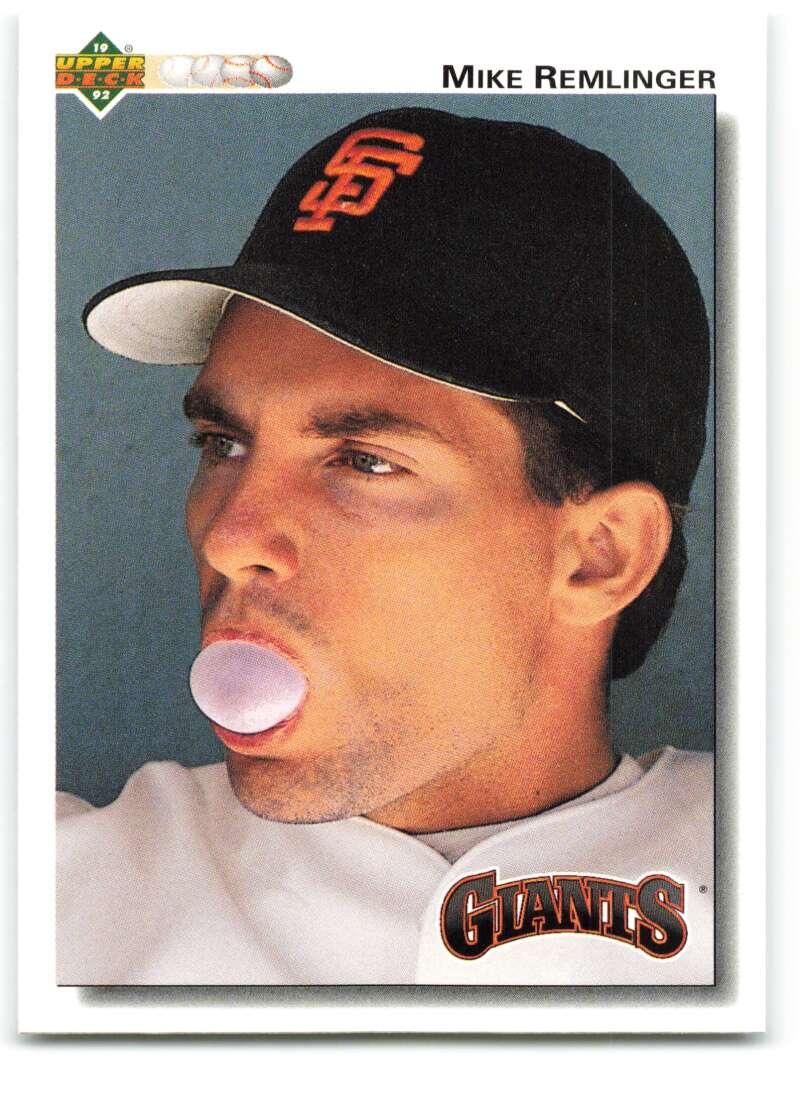 1992 Upper Deck #585 Mike Remlinger NM-MT San Francisco Giants Baseball Card - TradingCardsMarketplace.com
