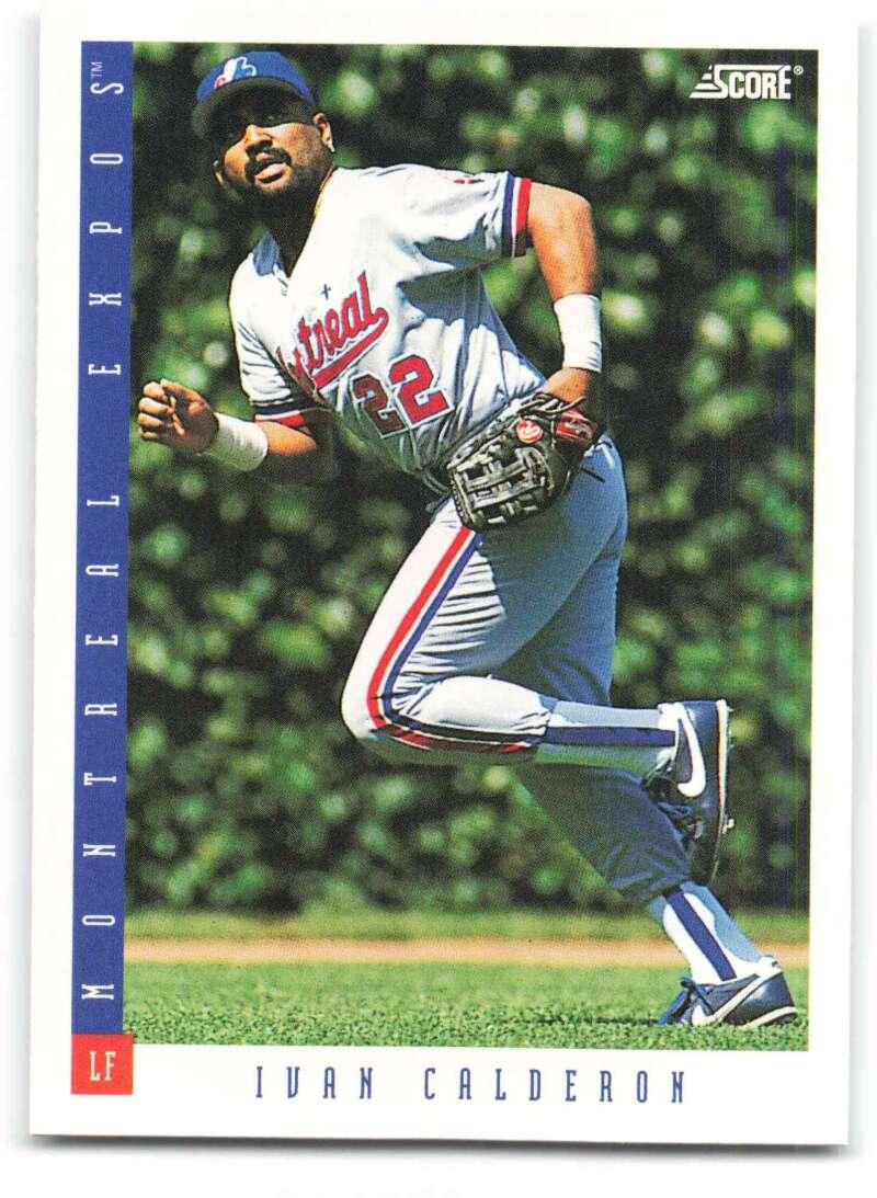 1993 Score #95 Ivan Calderon NM-MT Montreal Expos Baseball Card - TradingCardsMarketplace.com