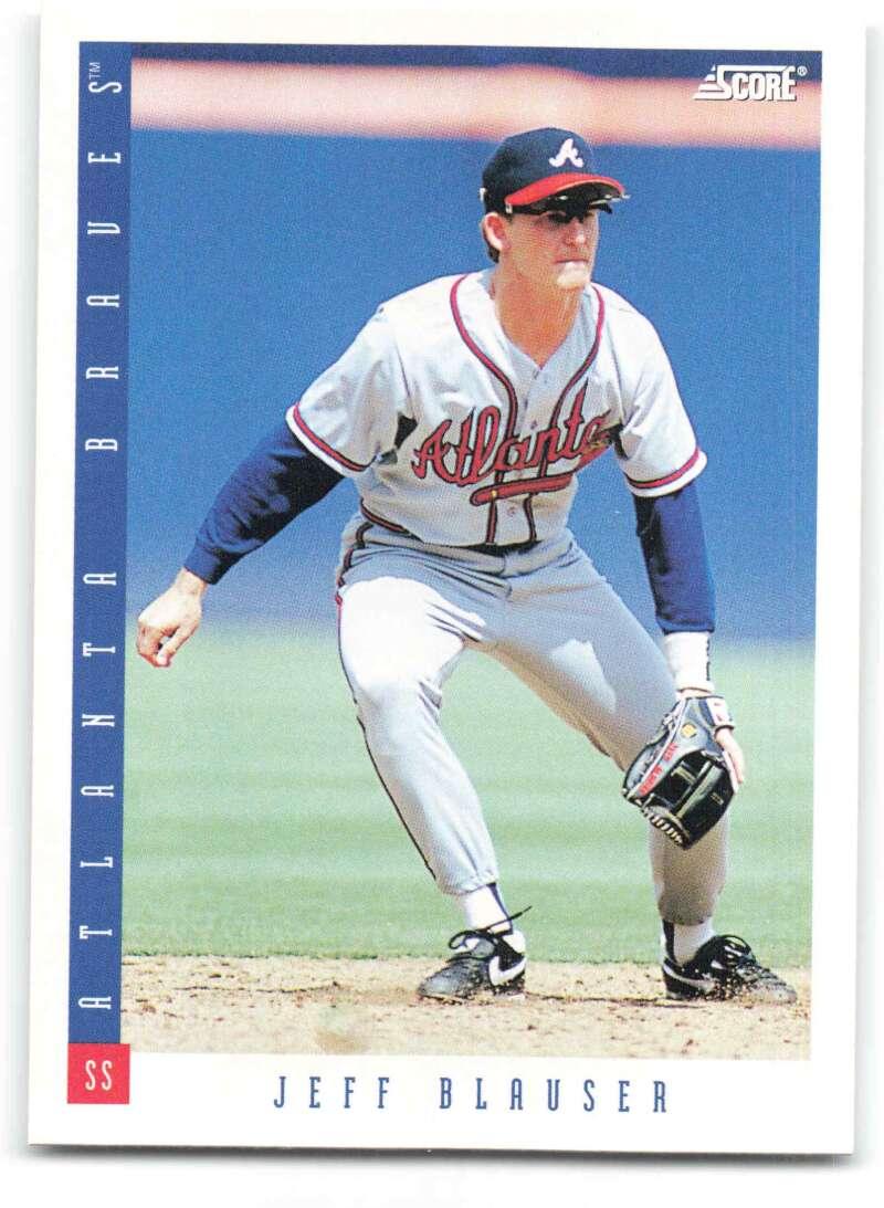 1993 Score #142 Jeff Blauser NM-MT Atlanta Braves Baseball Card - TradingCardsMarketplace.com