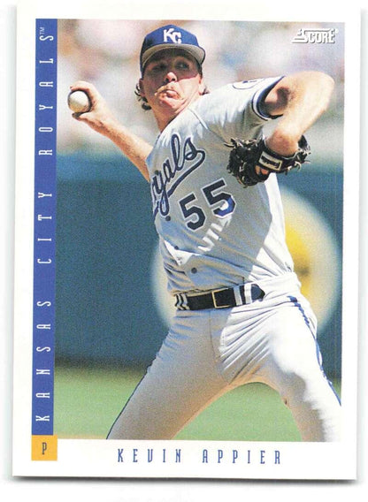 1993 Score #154 Kevin Appier NM-MT Kansas City Royals Baseball Card - TradingCardsMarketplace.com