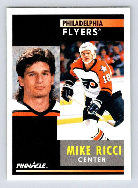 1991-92 Pinnacle #32 Mike Ricci NM-MT Philadelphia Flyers Hockey Card - TradingCardsMarketplace.com