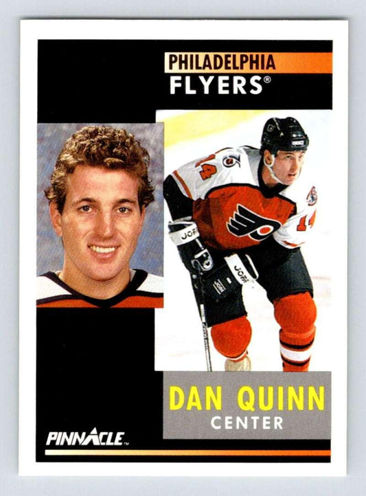 1991-92 Pinnacle #84 Dan Quinn NM-MT Philadelphia Flyers Hockey Card - TradingCardsMarketplace.com