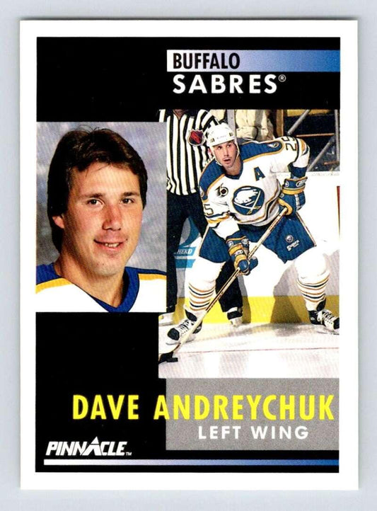 1991-92 Pinnacle #122 Dave Andreychuk NM-MT Buffalo Sabres Hockey Card - TradingCardsMarketplace.com