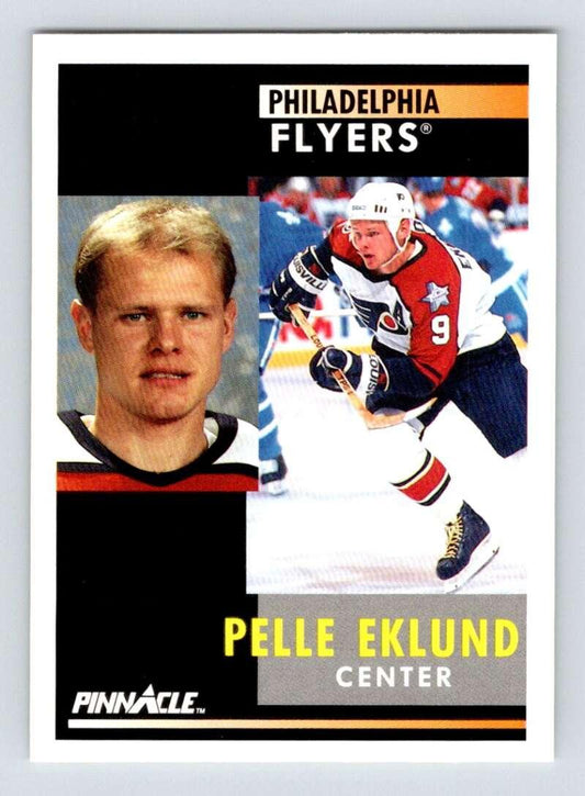 1991-92 Pinnacle #134 Pelle Eklund NM-MT Philadelphia Flyers Hockey Card - TradingCardsMarketplace.com