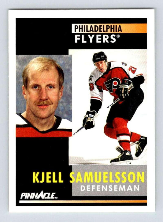 1991-92 Pinnacle #149 Kjell Samuelsson NM-MT Philadelphia Flyers Hockey Card - TradingCardsMarketplace.com