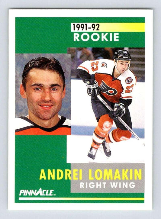 1991-92 Pinnacle #305 Andrei Lomakin NM-MT Philadelphia Flyers Hockey Card - TradingCardsMarketplace.com