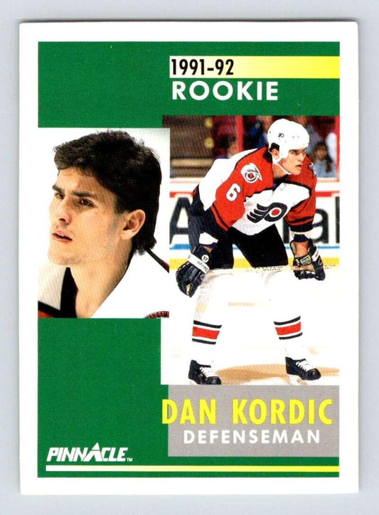 1991-92 Pinnacle #338 Dan Kordic NM-MT RC Rookie Philadelphia Flyers Hockey Card - TradingCardsMarketplace.com