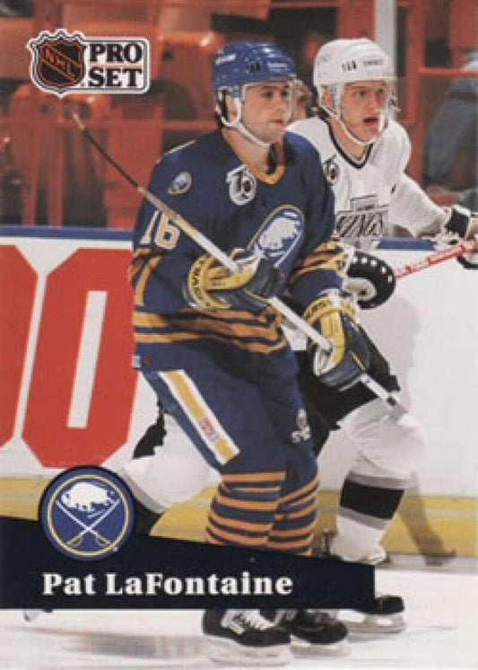 1991-92 Pro Set #358 Pat LaFontaine NM-MT Buffalo Sabres Hockey Card - TradingCardsMarketplace.com
